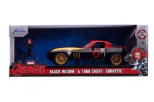 Zdjęcie Auto Marvel Black Widow Chevy 1966 1:24 - producenta DICKIE