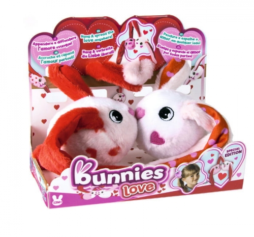 Zdjęcie BUNNIES Love - Pluszowy króliczek z magnesem - producenta TM TOYS