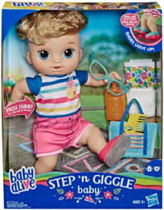Zdjęcie Baby Alive Step n Giggle - lalka chłopiec - Hasbro - producenta HASBRO