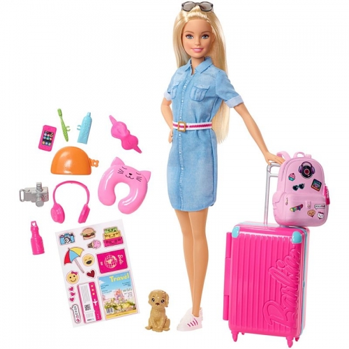 Zdjęcie Barbie lalka w podróży z akcesoriami - producenta MATTEL