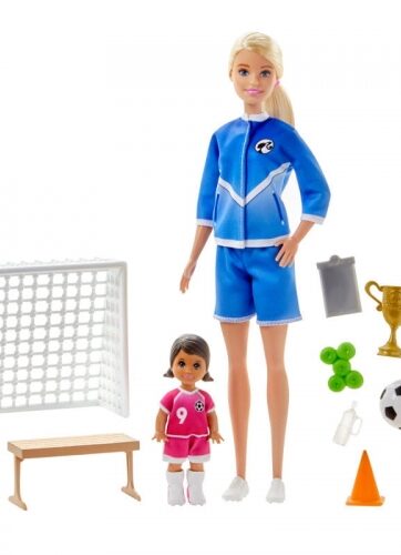 Zdjęcie Barbie zestaw Trenerka piłki nożnej - producenta MATTEL