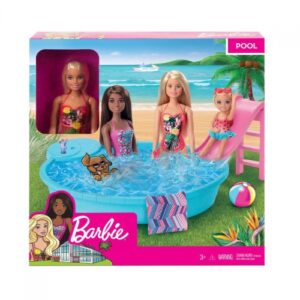 Zdjęcie Barbie - zestaw lalka z basenem - producenta MATTEL
