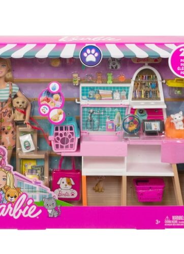 Zdjęcie Barbie zestaw sklepik-salon dla zwierzaków z lalką - producenta MATTEL
