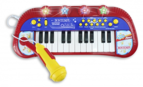 Zdjęcie Bontempi Keyboard elektroniczny ze stołeczkiem 24 klawisze - producenta DANTE