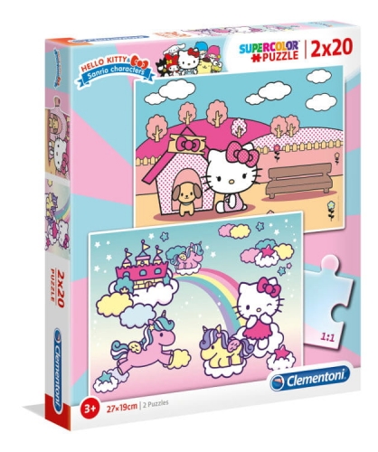 Zdjęcie Clementoni Puzzle 2x20el Hello Kitty - producenta CLEMENTONI
