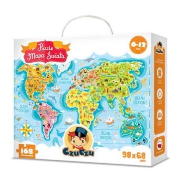 Zdjęcie CzuCzu Puzzle Mapa świata 6-12 lat - producenta CZUCZU