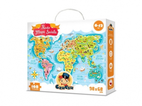 Zdjęcie CzuCzu Puzzle Mapa świata 6-12 lat - producenta CZUCZU