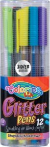 Zdjęcie Długopisy brokatowe trójkątne 12 kolorów - Colorino Kids - producenta PATIO