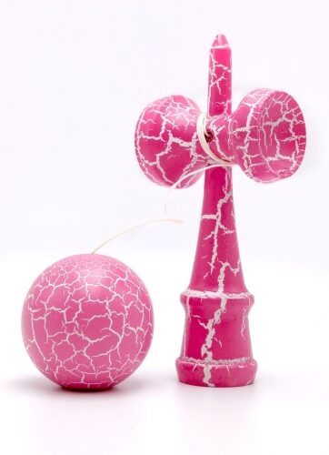Zdjęcie KENDAMA Różowa drewniana zabawka zręcznościowa - producenta NORIMPEX