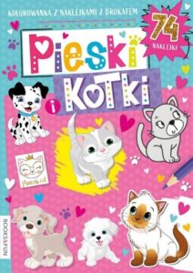 Zdjęcie Kolorowanka Pieski i kotki z naklejkami - producenta BooksAndFun