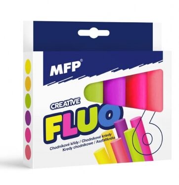 Zdjęcie Kreda chodnikowa owalna fluo 6 kolorów - producenta MFP