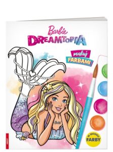 Zdjęcie Książka Barbie Dreamtopia Maluj farbami - producenta AMEET