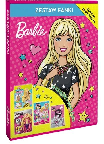 Zdjęcie Książka Barbie - Zestaw fanki (4 książki + naklejki) - producenta AMEET