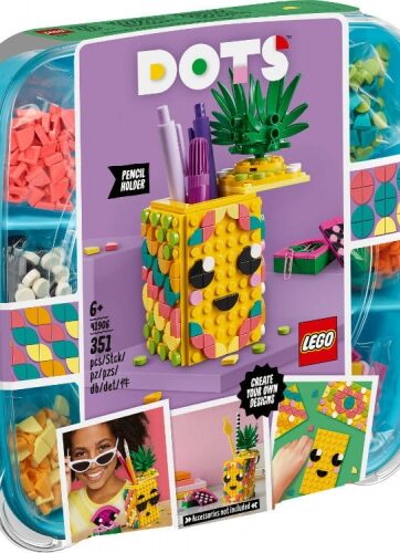 Zdjęcie LEGO DOTS Pojemnik na długopisy w kształcie ananasa - producenta LEGO