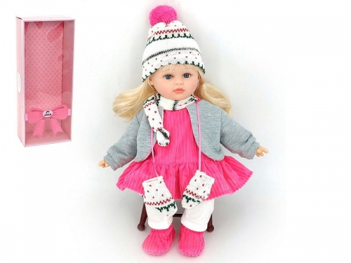 Zdjęcie Lalka w zimowym ubraniu z dźwiękiem 40cm - producenta ADAR