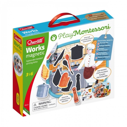 Zdjęcie Montessori Play - Układanka magnetyczna Zawody - producenta QUERCETTI