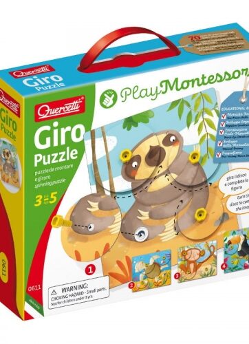 Zdjęcie Montessori Puzzle zwierzęce Giro - Quercetti - producenta QUERCETTI