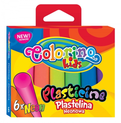 Zdjęcie Plastelina 6 kolorów Neon - Colorino Kids - producenta PATIO