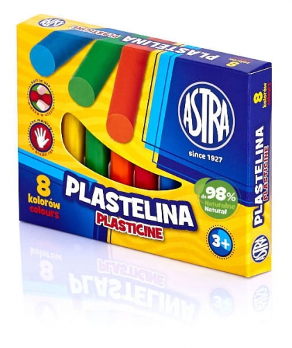 Zdjęcie Plastelina 8 kolorów ASTRA - producenta ASTRA