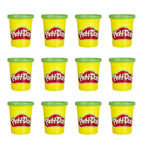 Zdjęcie Play-Doh Ciastolina zielona Tuby uzupełniające 12 szt - producenta HASBRO