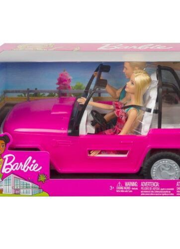 Zdjęcie Plażowy Jeep Cruiser z lalką Barbie i Kenem - producenta MATTEL