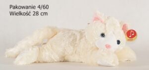 Zdjęcie Pluszak kremowy kotek 28 cm - Deef - producenta DEEF