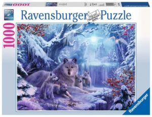 Zdjęcie Puzzle 1000el Wilki zimą - producenta RAVENSBURGER