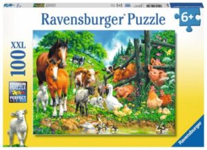 Zdjęcie Puzzle 100el XXL - Zwierzęta - RAVENSBURGER - producenta RAVENSBURGER