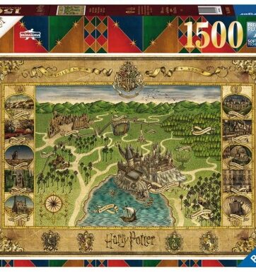 Zdjęcie Puzzle 1500el Harry Potter Mapa Hogwartu - producenta RAVENSBURGER