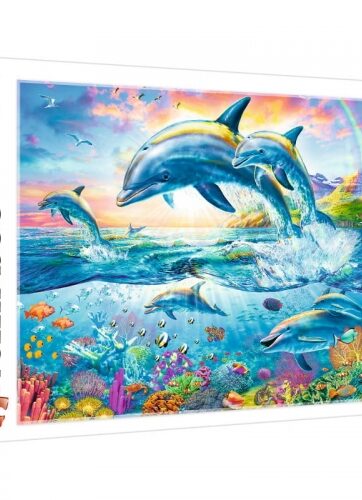 Zdjęcie Puzzle 1500el Rodzina delfinów Trefl - producenta TREFL