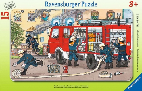 Zdjęcie Puzzle 15el Straż pożarna - Ravensburger - producenta RAVENSBURGER