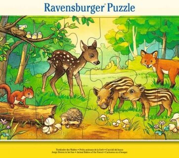 Zdjęcie Puzzle 15el Zwierzątka z lasu - producenta RAVENSBURGER