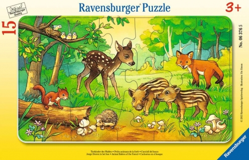 Zdjęcie Puzzle 15el Zwierzątka z lasu - producenta RAVENSBURGER