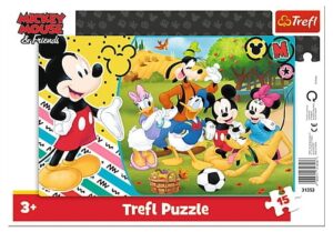 Zdjęcie Puzzle 15el ramkowe Mickey na wsi Trefl - producenta TREFL