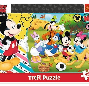 Zdjęcie Puzzle 15el ramkowe Mickey na wsi Trefl - producenta TREFL