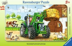 Zdjęcie Puzzle 15el ramkowe Traktor - Ravensburger - producenta RAVENSBURGER
