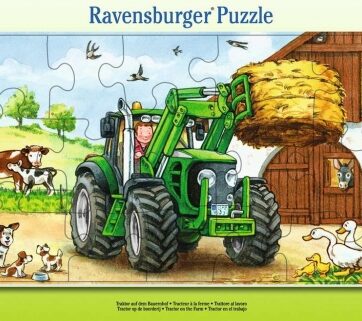 Zdjęcie Puzzle 15el ramkowe Traktor - Ravensburger - producenta RAVENSBURGER