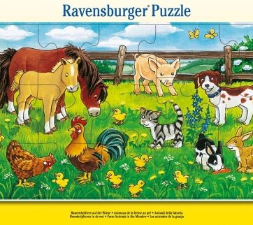 Zdjęcie Puzzle 15el ramkowe Zwierzęta domowe - Ravensburger - producenta RAVENSBURGER