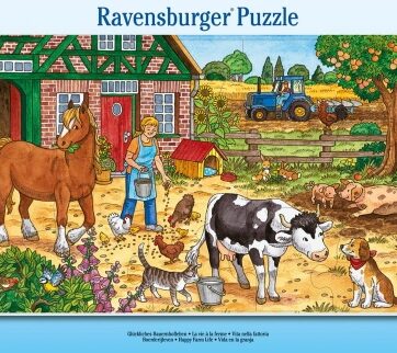 Zdjęcie Puzzle 15el ramkowe Życie na farmie - Ravensburger - producenta RAVENSBURGER