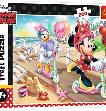 Zdjęcie Puzzle 200el Minnie na plaży Disney - Trefl - producenta TREFL