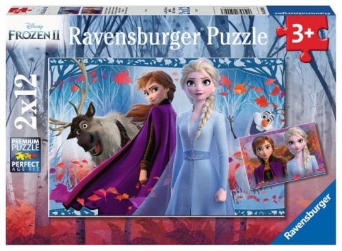 Zdjęcie Puzzle 2x12el Frozen 2 - Ravensburger - producenta RAVENSBURGER