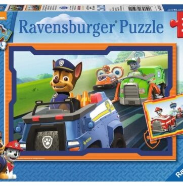 Zdjęcie Puzzle 2x12el - Psi Patrol w akcji - RAVENSBURGER - producenta RAVENSBURGER