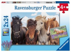 Zdjęcie Puzzle 2x24el Konie - Ravensburger - producenta RAVENSBURGER