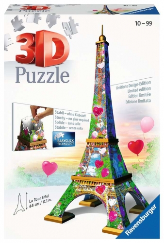 Zdjęcie Puzzle 3D 216el Wieża Eiffla Ravensburger - producenta RAVENSBURGER