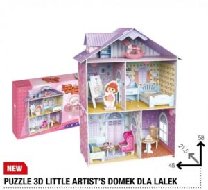 Zdjęcie Puzzle 3D Domek dla lalek 160el - producenta DANTE