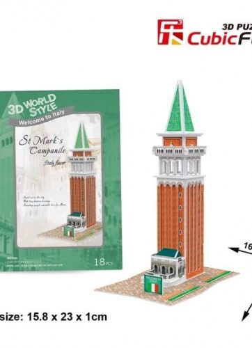 Zdjęcie Puzzle 3D Domki świata-Italy St. Mark"s Campanile 18el - producenta DANTE