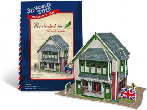 Zdjęcie Puzzle 3D Domki świata-Wielka Brytania Sandwich Sho 36el - producenta DANTE
