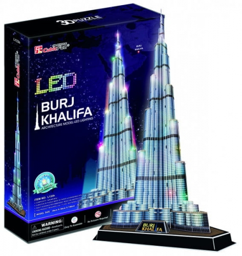 Zdjęcie Puzzle 3D LED Burj Khalifa 136el. - producenta DANTE