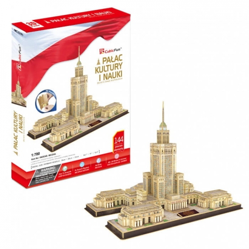 Zdjęcie Puzzle 3D Pałac Kultury i Nauki 144el - producenta DANTE