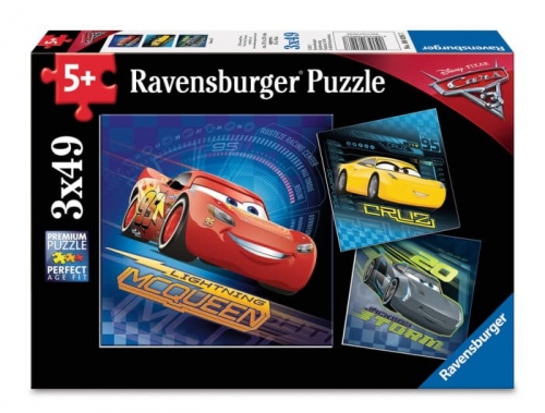 Zdjęcie Puzzle 3x49el - Auta 3 - RAVENSBURGER - producenta RAVENSBURGER